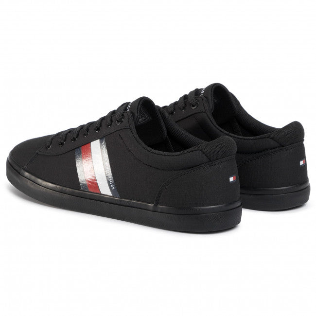 Plimsolls TOMMY HILFIGER Essential Stripes Detail Sneaker | Black