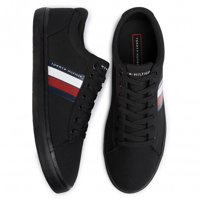 Plimsolls TOMMY HILFIGER Essential Stripes Detail Sneaker | Black