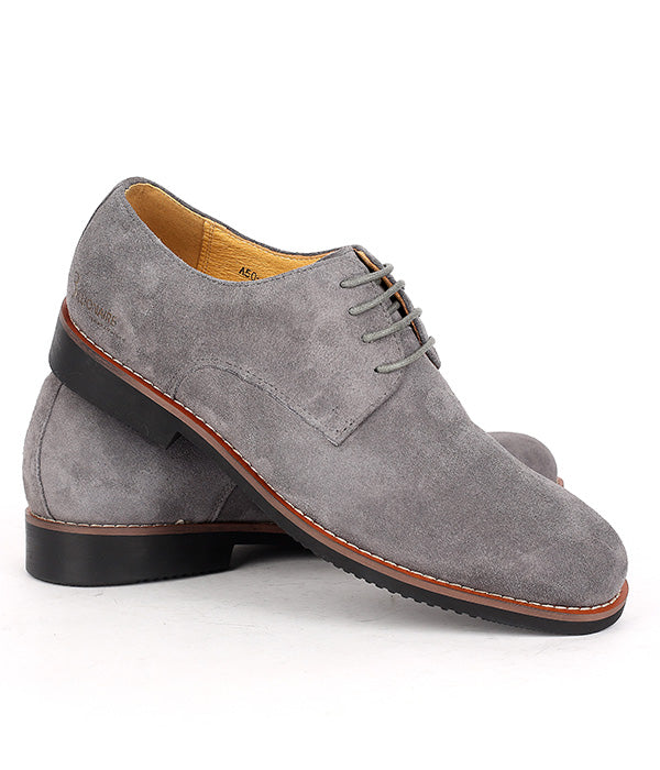 Billionaire Nubuck Lace up Shoe | Grey