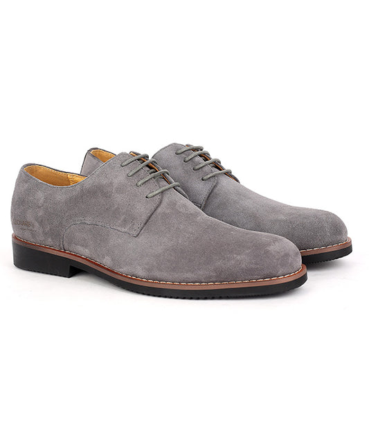 Billionaire Nubuck Lace up Shoe | Grey