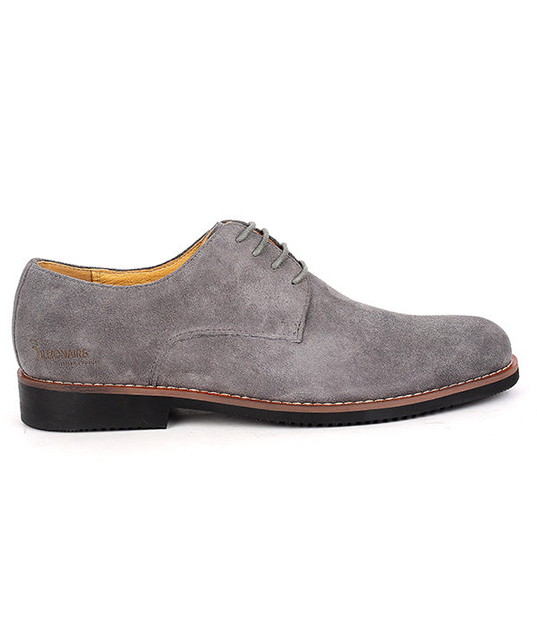 Billionaire Nubuck Lace up Shoe | Grey