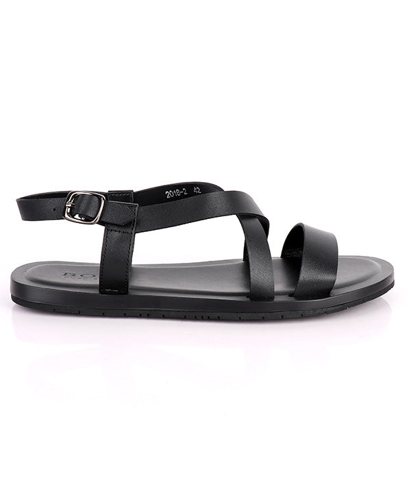 Hugo Boss Buckled Sandals|Black