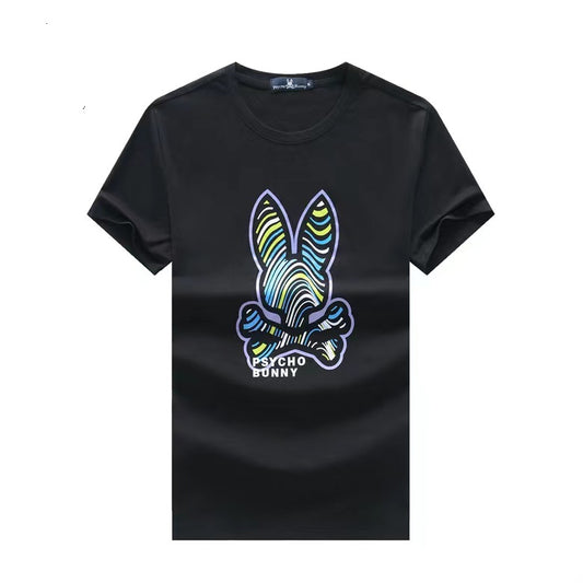 Psycho Bunny Men's Mainline Fitted T-shirt-Black