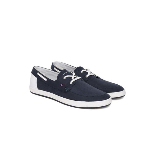 Tommy Hilfiger Men Navy Blue Boat Shoes