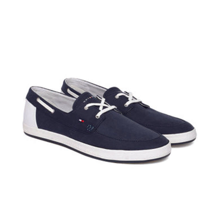 Tommy Hilfiger Men Navy Blue Boat Shoes