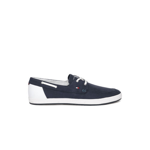 Tommy Hilfiger Men Navy Blue Boat Shoes