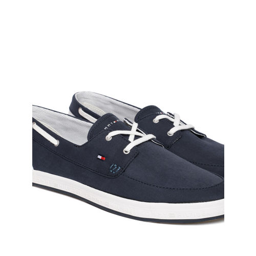 Tommy Hilfiger Men Navy Blue Boat Shoes