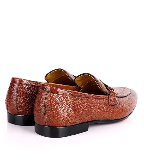 John Foster Stingray Slip-on Men's Loafers|Brown