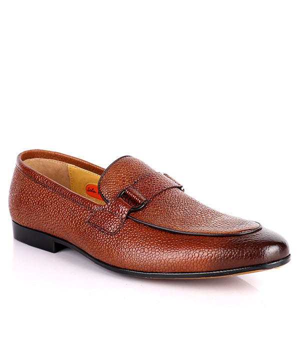 John Foster Stingray Slip-on Men's Loafers|Brown