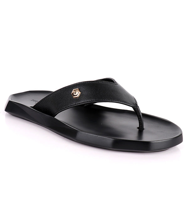 P.Plein Thong Slippers |Black
