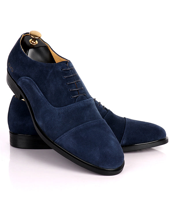 Aldo Men's Suede Lace up Shoe | Navy Blue