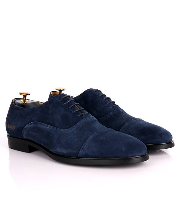 Aldo Men s Suede Lace up Shoe Navy Blue Ajebomarket