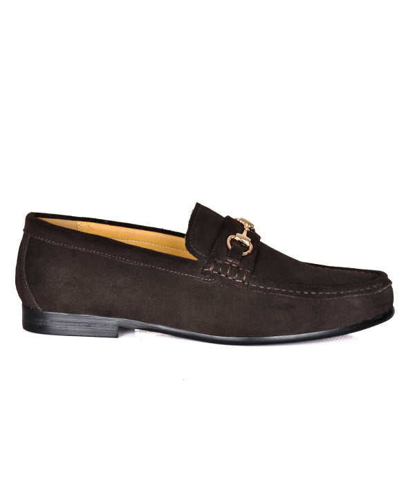 Aldo Men's Suede Horse-bit Shoe | Coffee