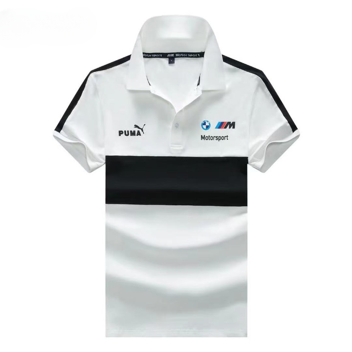 Motorsport BMW white polo shirt
