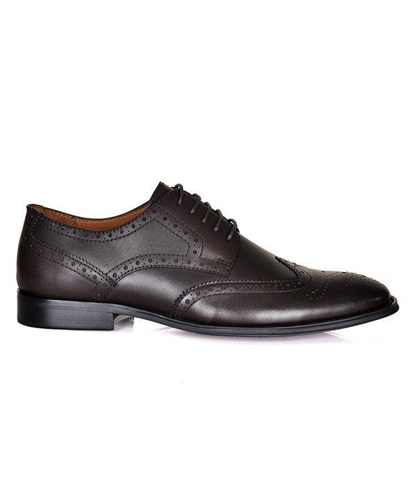 Aldo Coffee Brogues Leather Shoes
