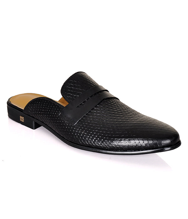 Berluti Black Penny Mules