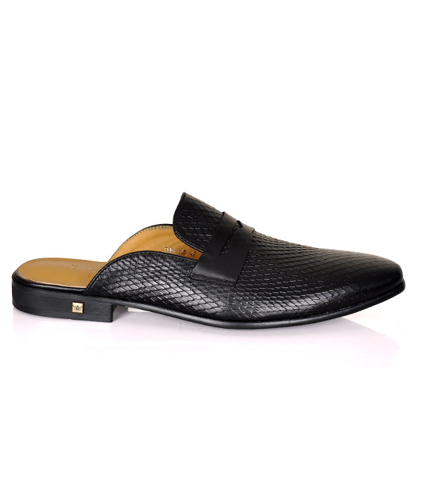 Berluti Black Penny Mules