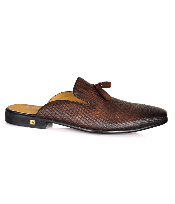Berluti Tassel Coffee Mules