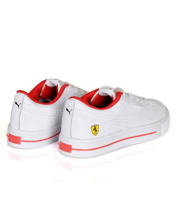 Puma Soft Foam Optimal Comfort White Leather Sneakers