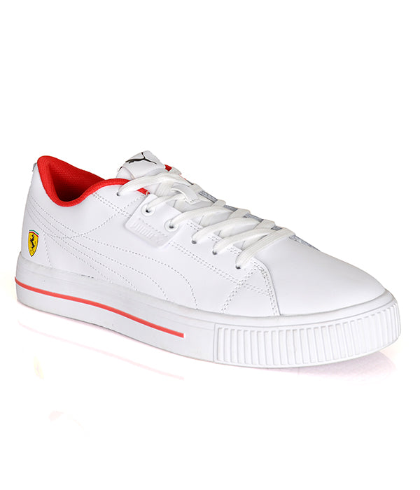 Puma Soft Foam Optimal Comfort White Leather Sneakers