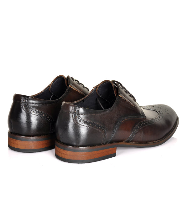 Aldo Derby Coffee Leather Shoes