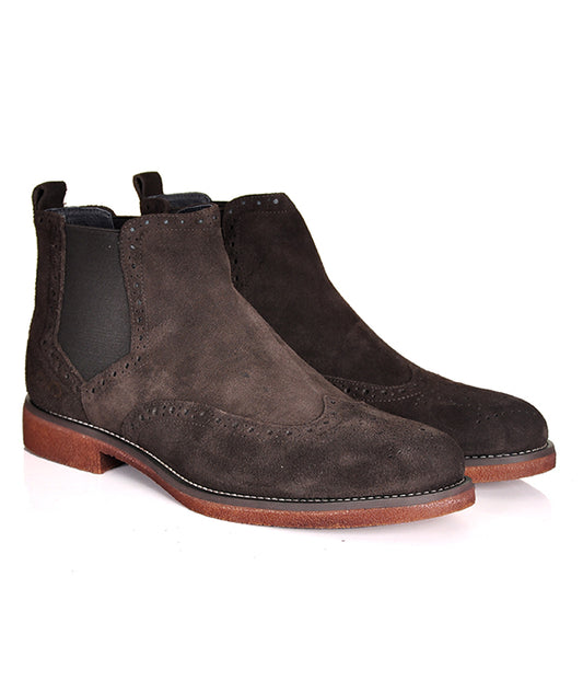 Aldo Coffee Suede Leather Men's Boots