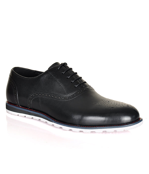 Aldo Oxford Black Leather Shoes