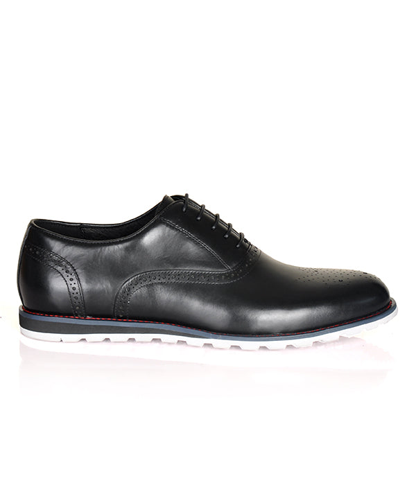 Aldo Oxford Black Leather Shoes