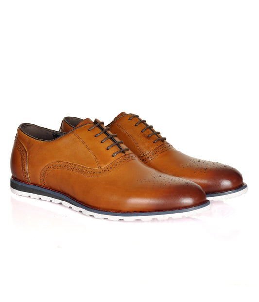 Aldo Oxford Brown Leather Shoes