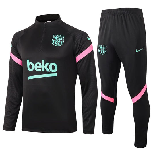 Barcelona Logo Presentation Tracksuit |Black