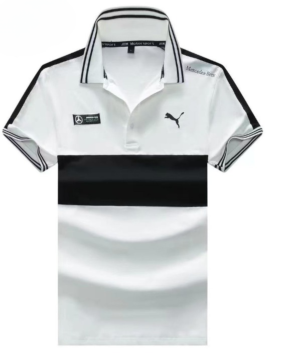 Petronas AMG white polo shirt