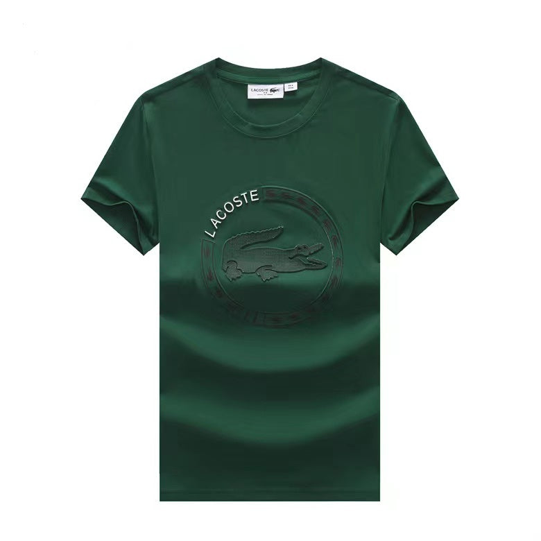 Croc. Print Men's Regular T-shirt-Green