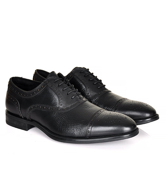 Kenneth Cole Brogues Oxford Lace-up Shoe-Black
