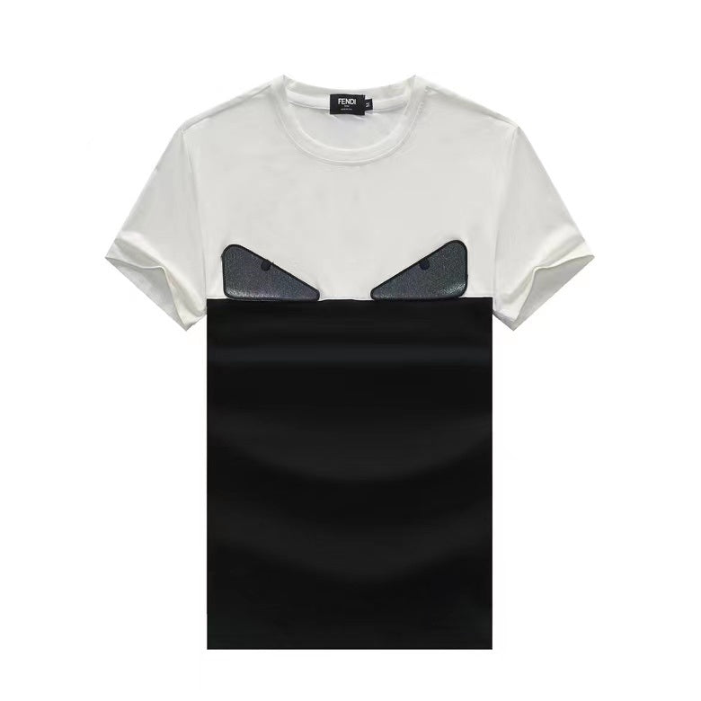 Fendi Monster Eye Men's Cotton Tee shirt-Multicolor