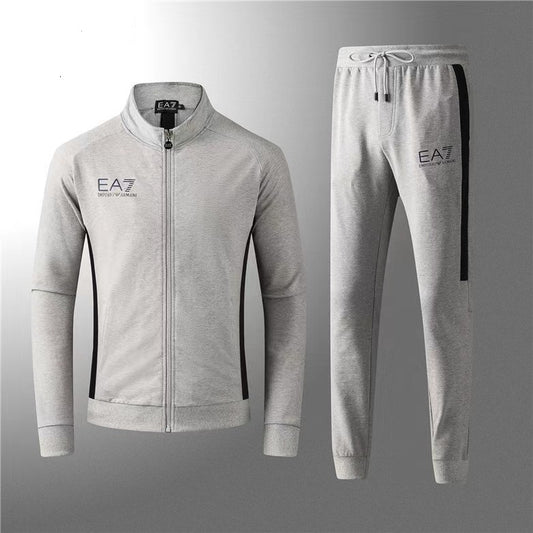 EA7 Emporio Armani Zipper TrackSuit-Grey