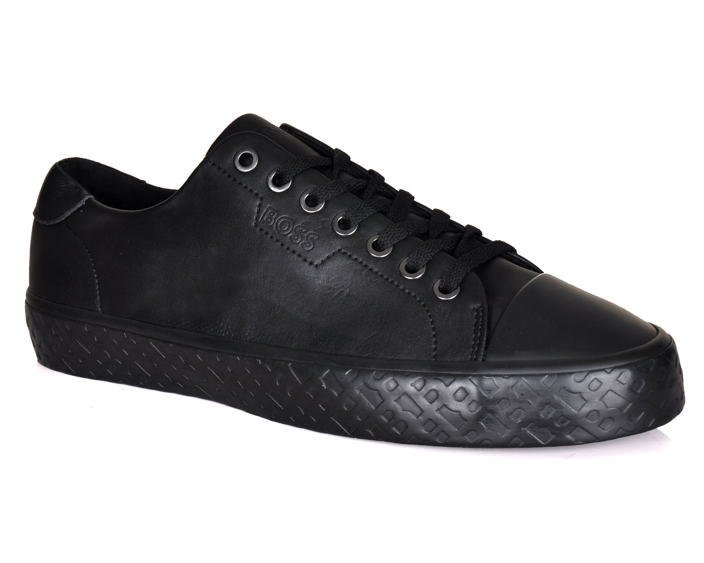 Boss Saturn Lowp Leather Sneakers