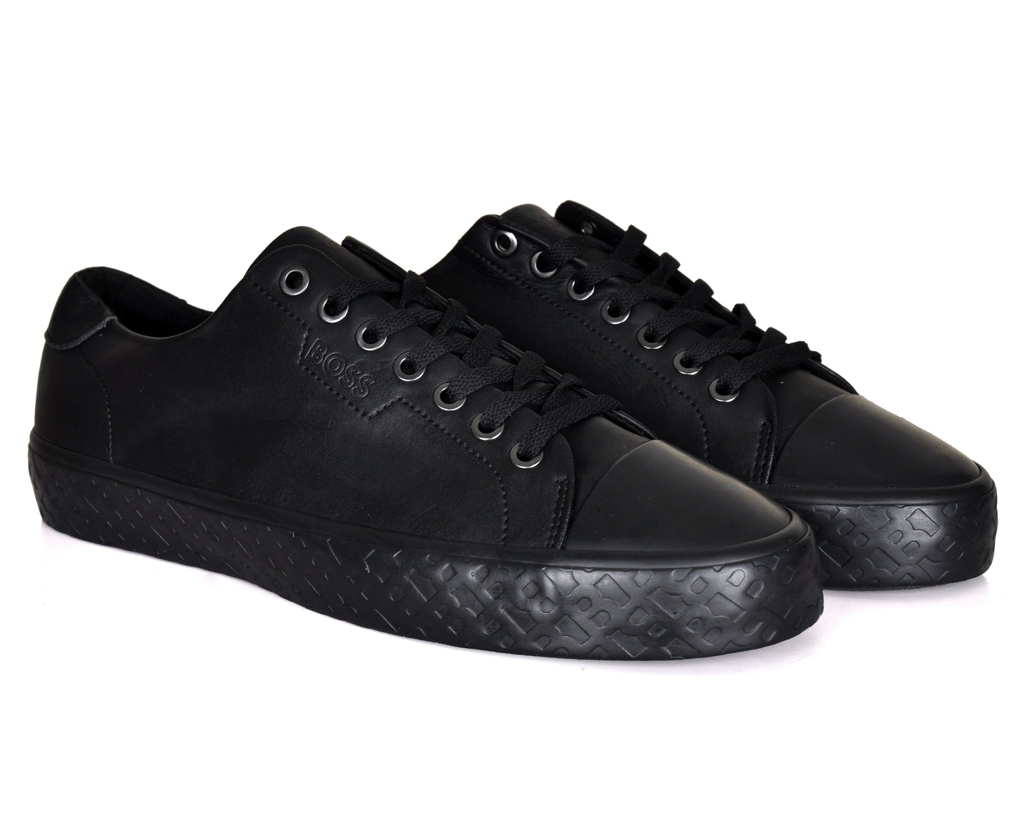 Boss Saturn Lowp Leather Sneakers