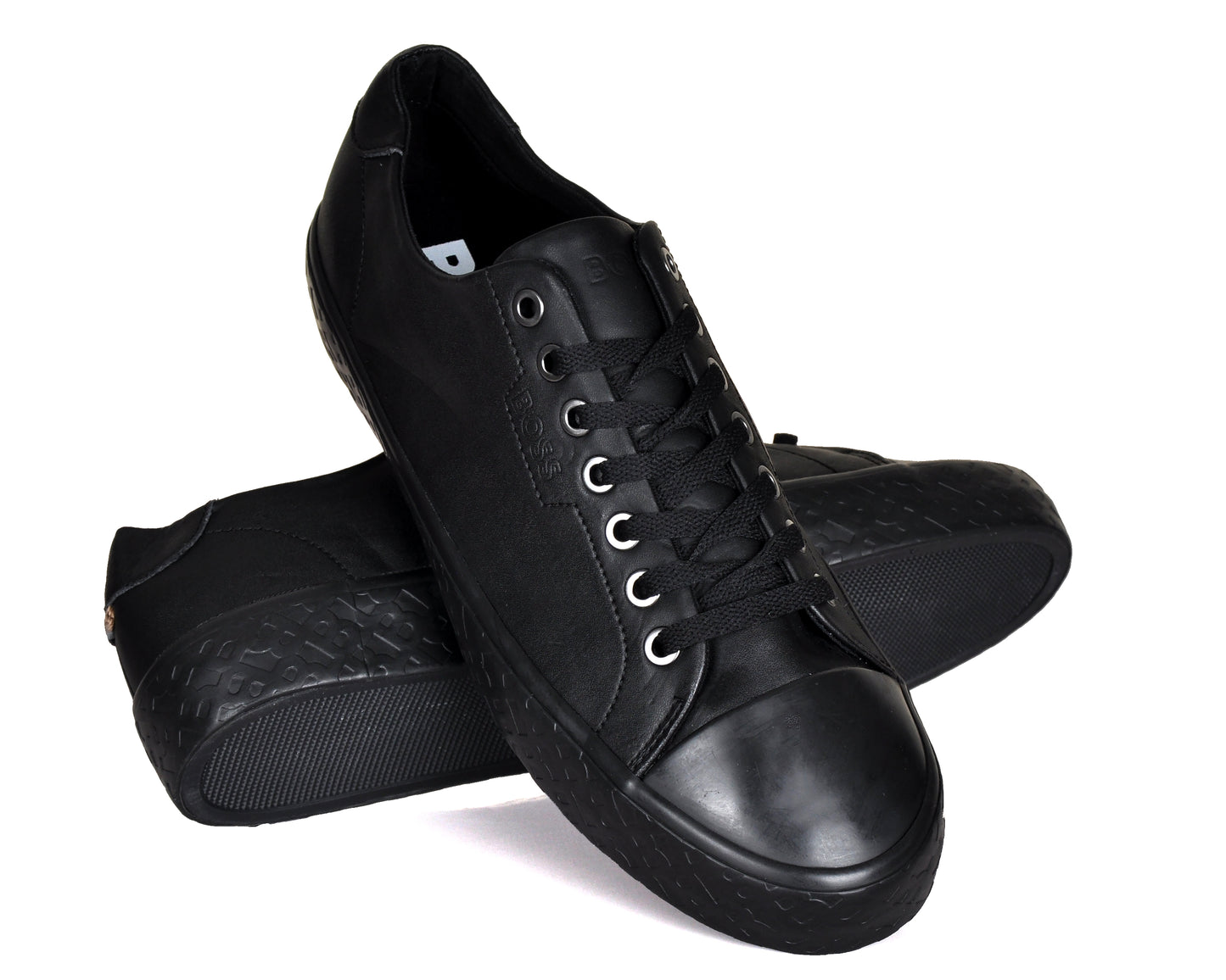 Boss Saturn Lowp Leather Sneakers