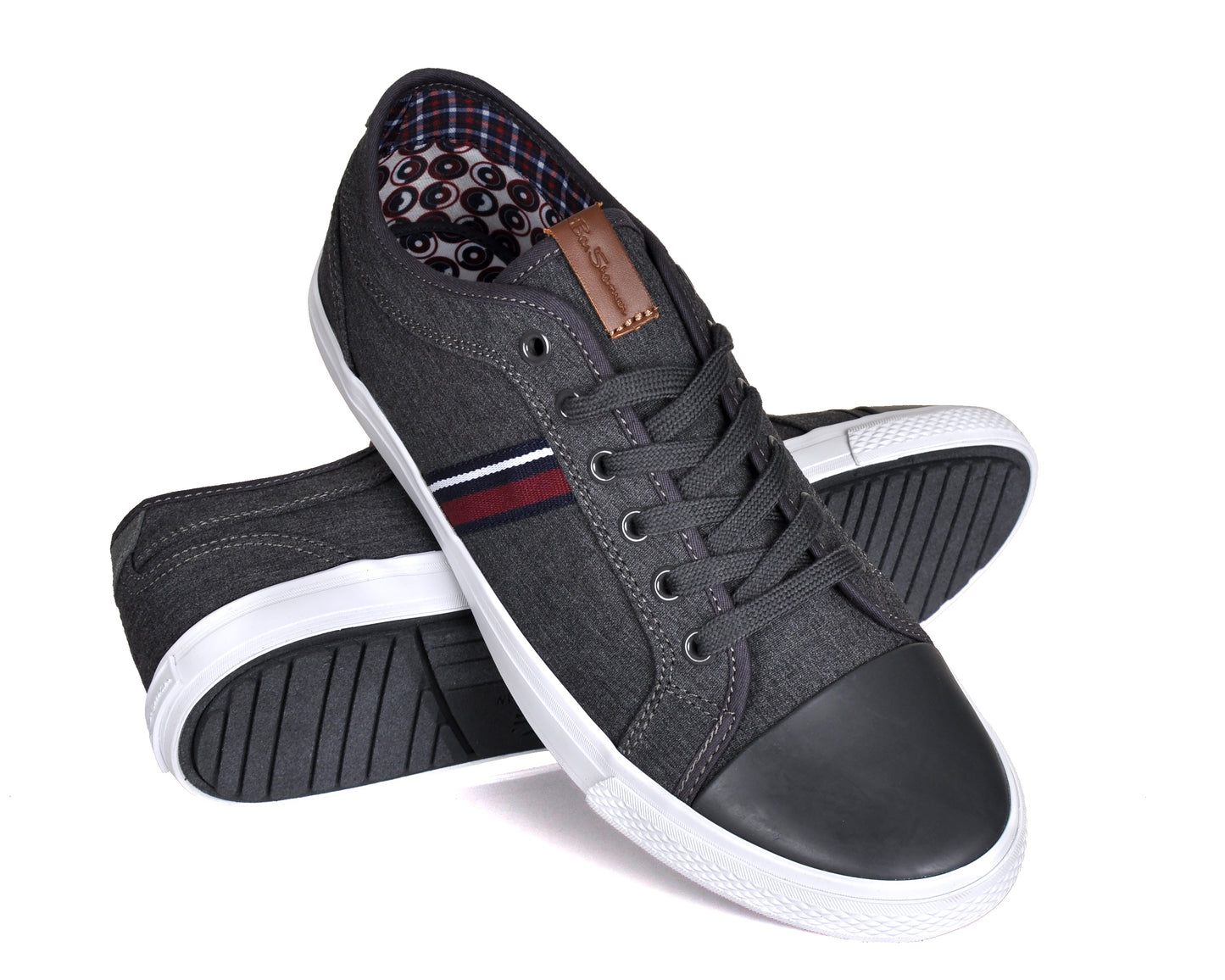 Ben Sherman Brayson OX Men's Charcoal Textile