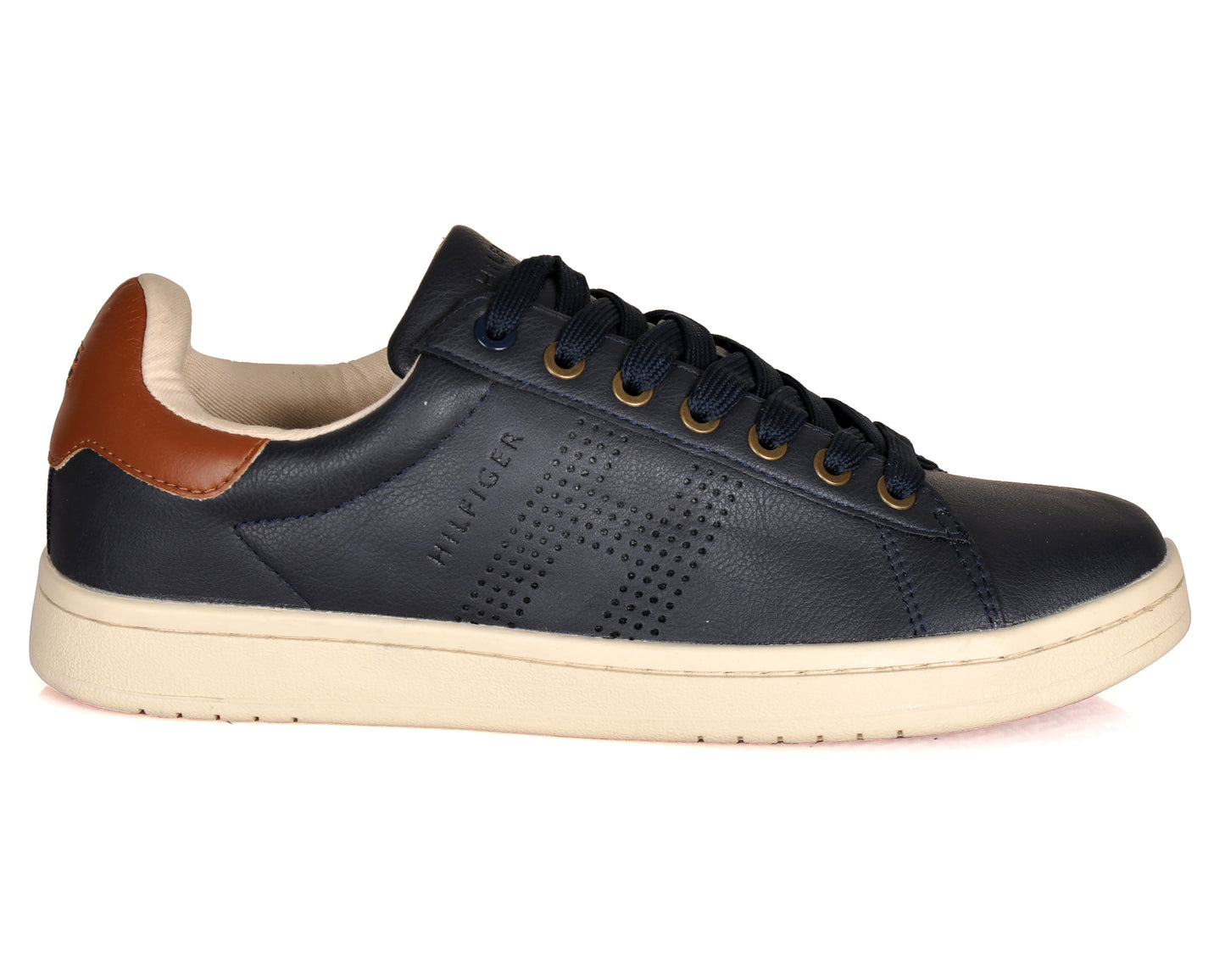 Hilfiger Signature Leather Cupsole Sneakers