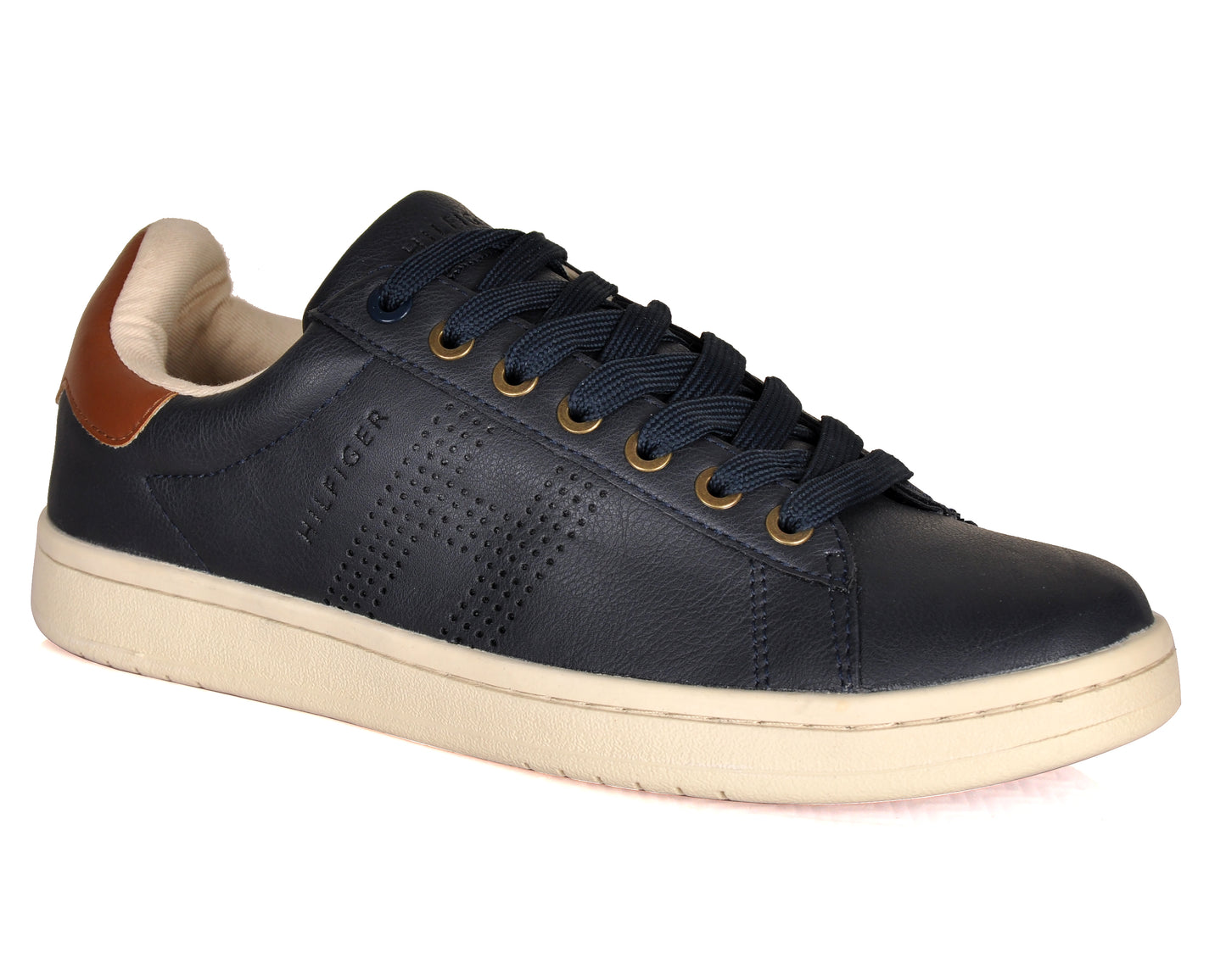 Hilfiger Signature Leather Cupsole Sneakers