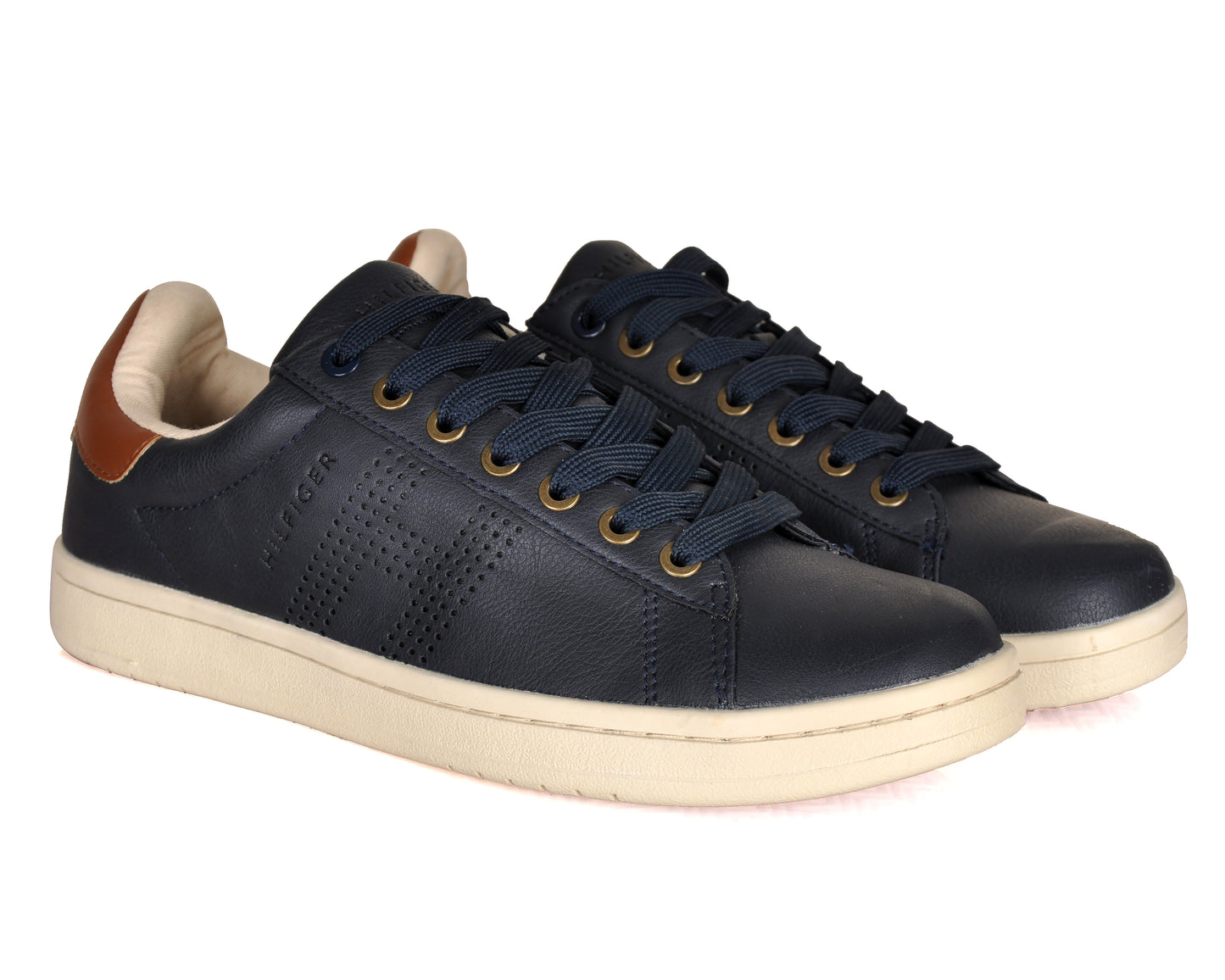 Hilfiger Signature Leather Cupsole Sneakers