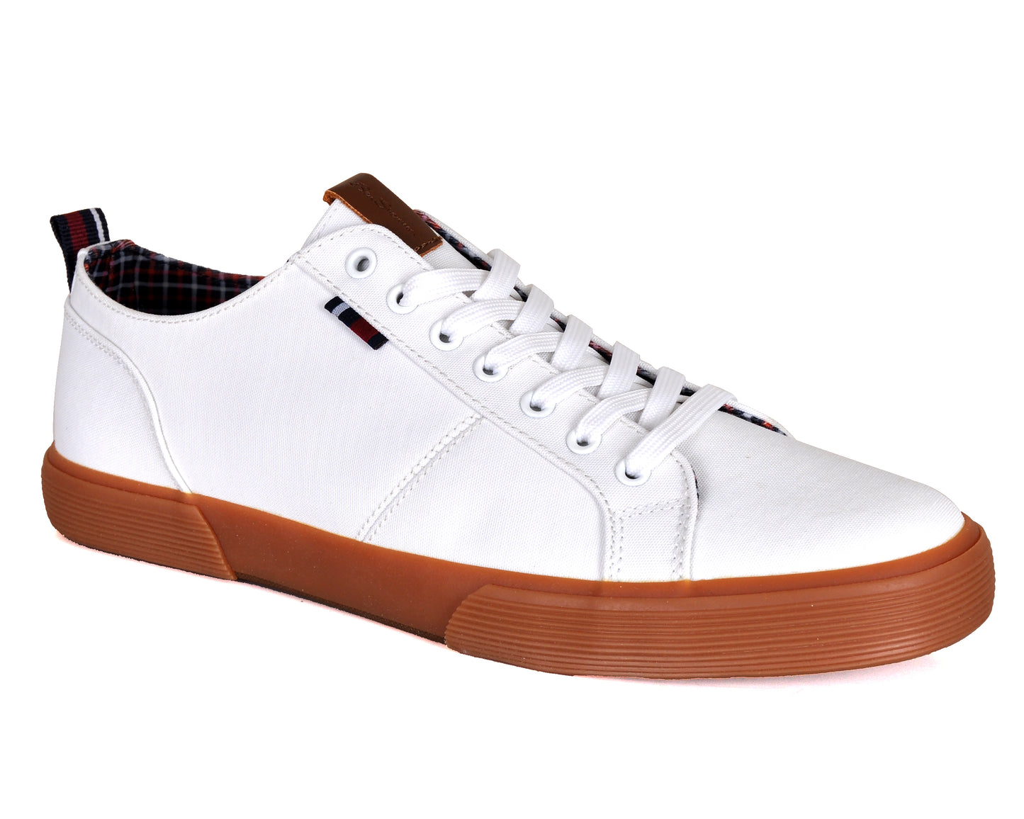 Ben Sherman Bristol New Prill Plaid Trim Sneakers