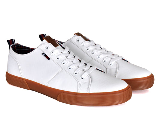 Ben Sherman Bristol New Prill Plaid Trim Sneakers