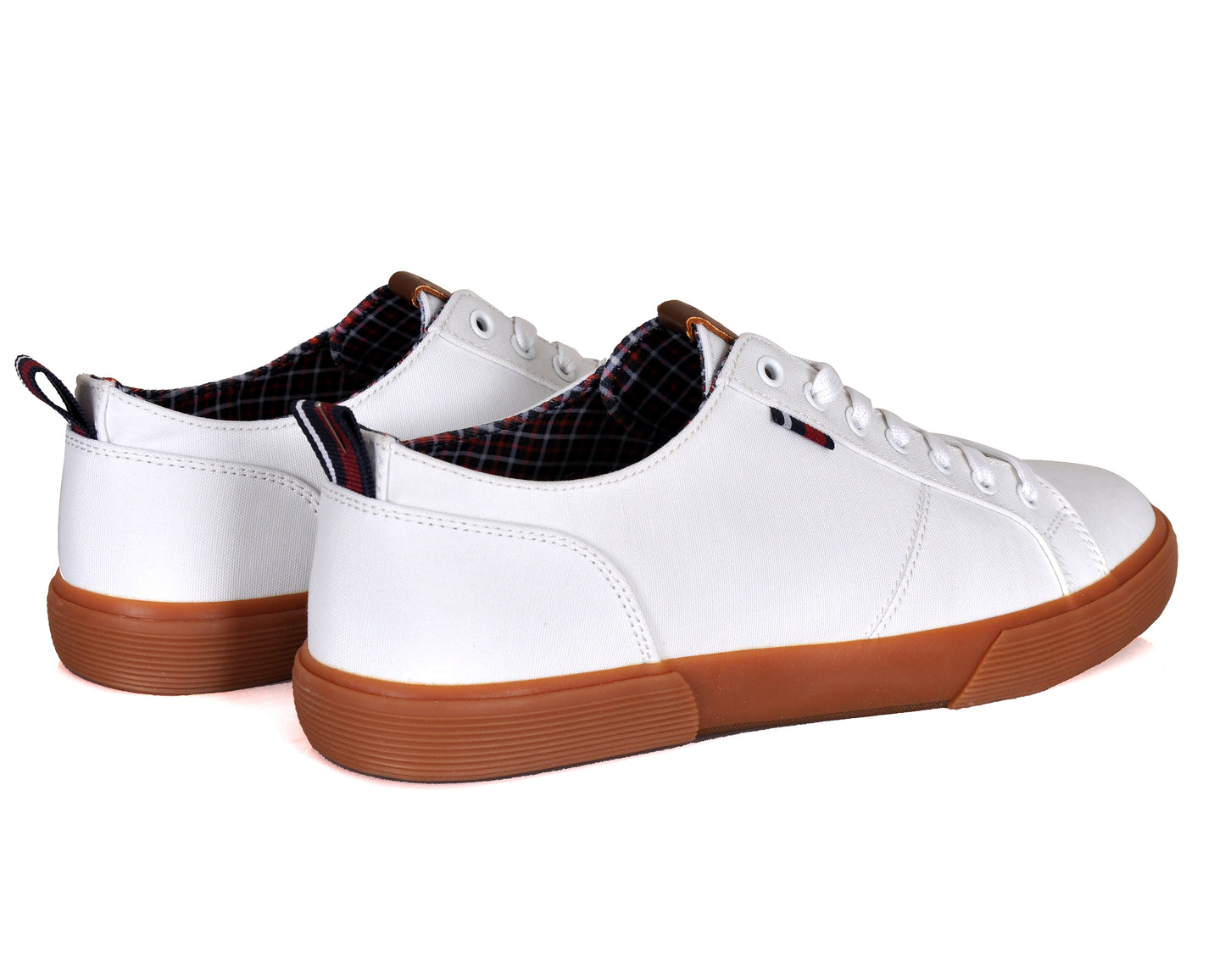 Ben Sherman Bristol New Prill Plaid Trim Sneakers