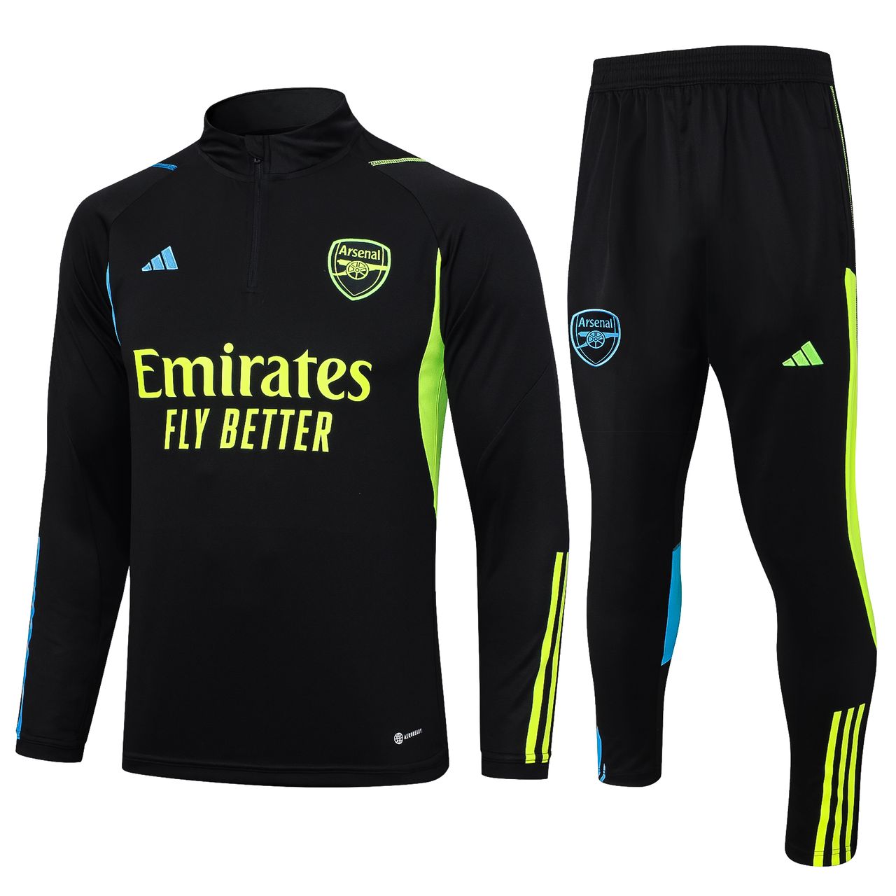 ARSENAL BLACK TRAINING KITS 2023/24