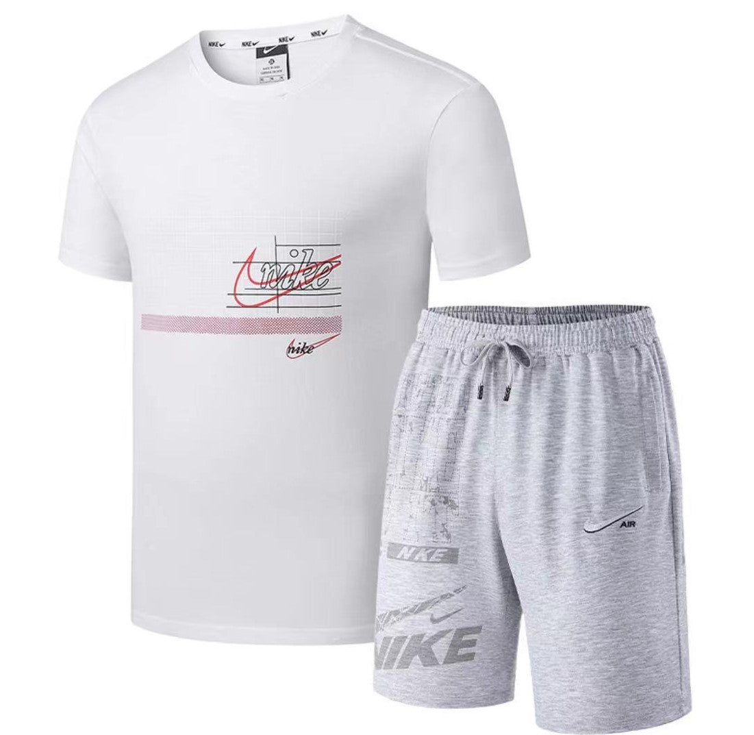 Nike Swoosh Men's Sports Running Set White