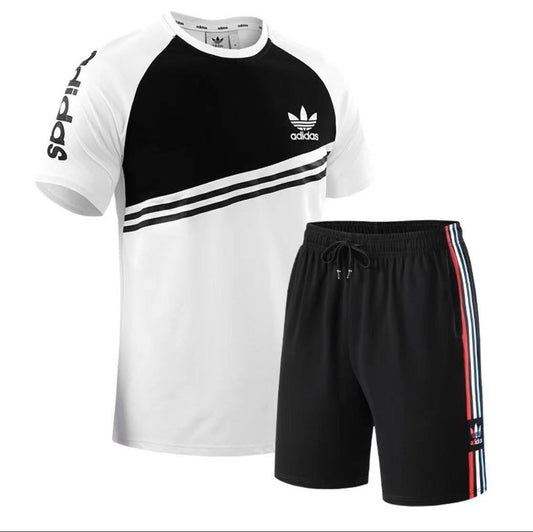 Adidas 3s Essential Training Set Men's Shortsuit-Multicolor