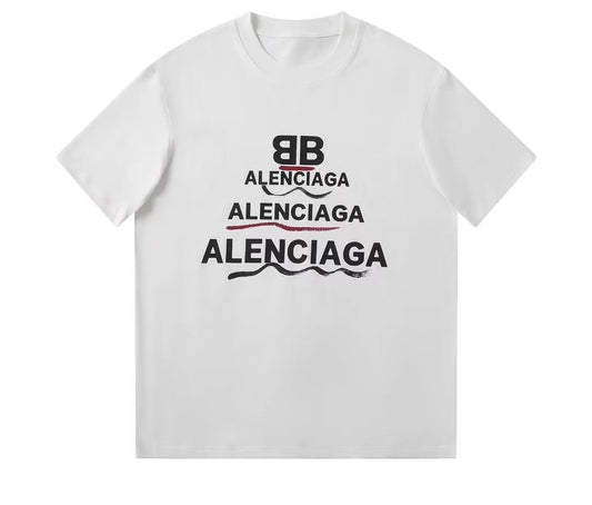 Stylized BB logo white t-shirt