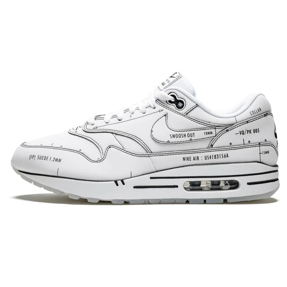 NIKE AIR MAX 1 'SKETCH SCHEMATIC - WHITE'